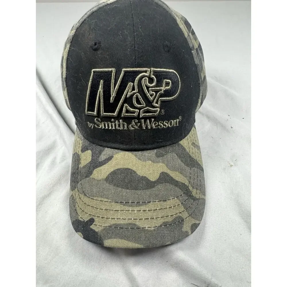 Smith & Wesson M&P Camo Baseball Cap Hat Licensed 540 Brands One Size Adult